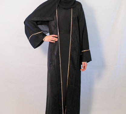 AMIRA LUXE ABAYA SET BLACK