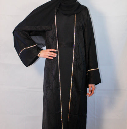 AMIRA LUXE ABAYA SET BLACK