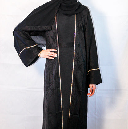 AMIRA LUXE ABAYA SET BLACK